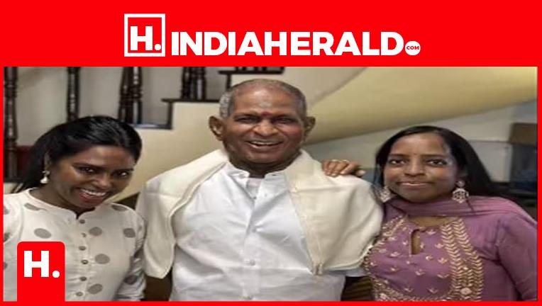 Ilayaraja celebrated his 80th birthday with his family..