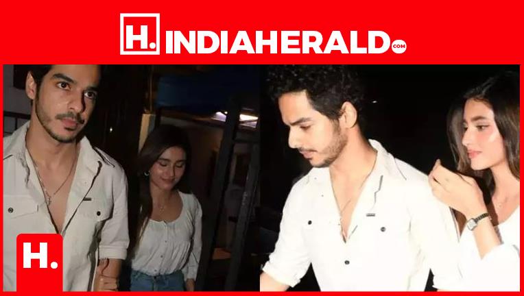 Ishaan Khattar spotted with rumored girlfriend