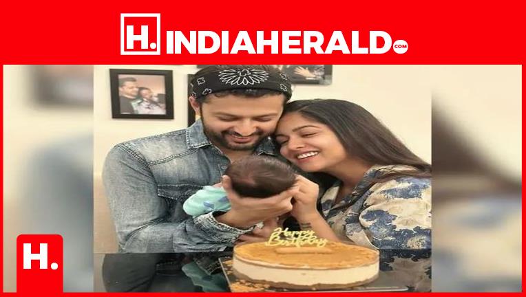 Mridhula celebrates daughter Dhwani s first birthday..