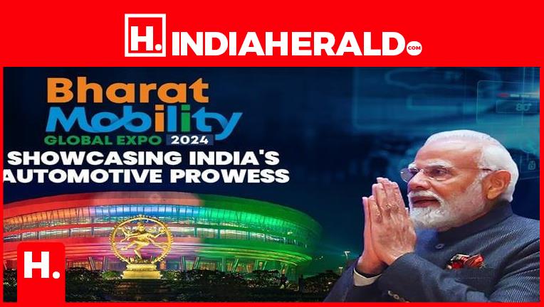 Pm Modi Addresses Bharat Mobility Global Expo 2024 At Bhara