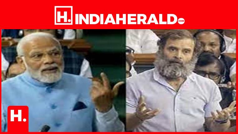 Pm Modi Crushes Rahul Gandhi In Parliament Part