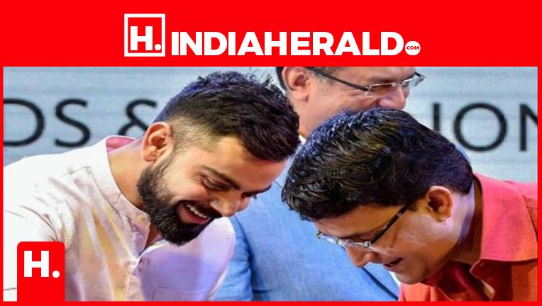 Ganguly family showering affection on Kohli..