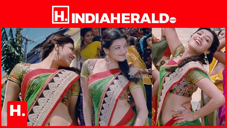 Kajal Nangi Sexy Video Com - Kajal Aggarwal shares her hot photo in half saree and makes fans go gaga