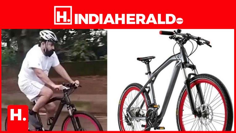 BMW cycle ride video going viral by Malayalam Superstar Mohanlal